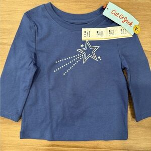 NWT Shooting Star Graphic Tee 12M